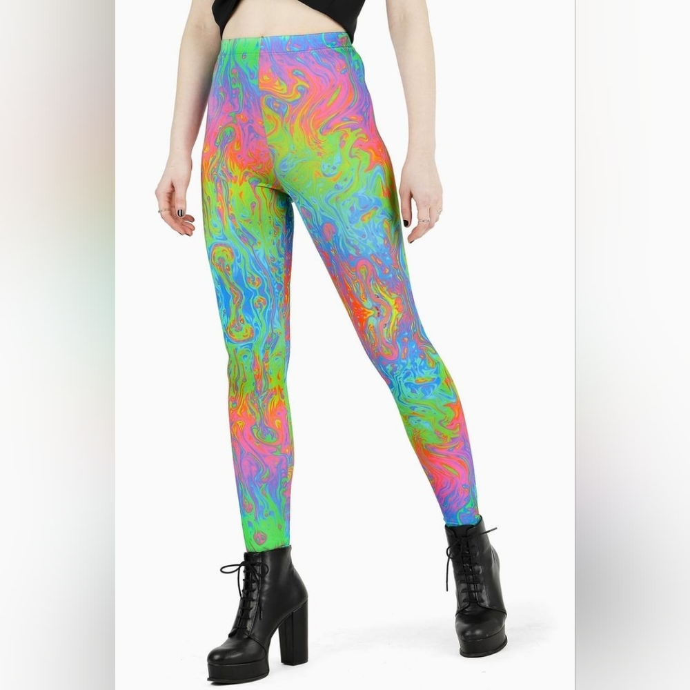 Blackmilk I bleed rainbows hw supershine leggings